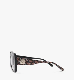 Rechteckige Sonnenbrille