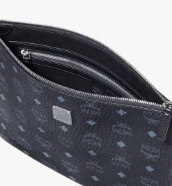 Reissverschlusspouch Mit Handgelenksband In Visetos