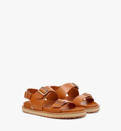 Sandalen Aus Kalbsleder