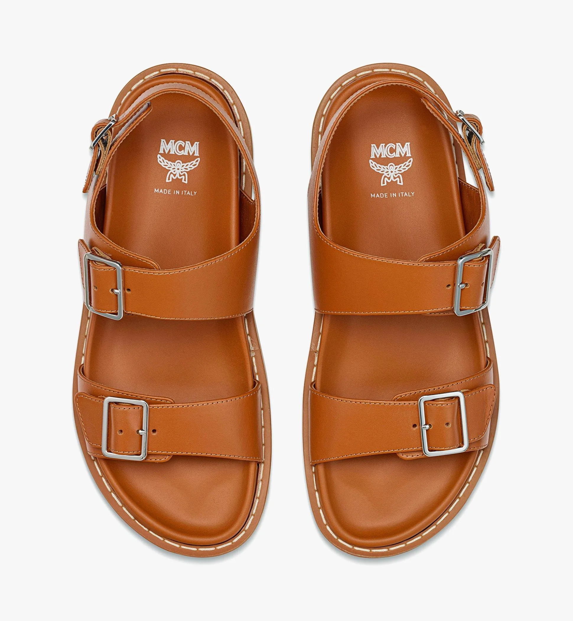 Sandalen Aus Kalbsleder