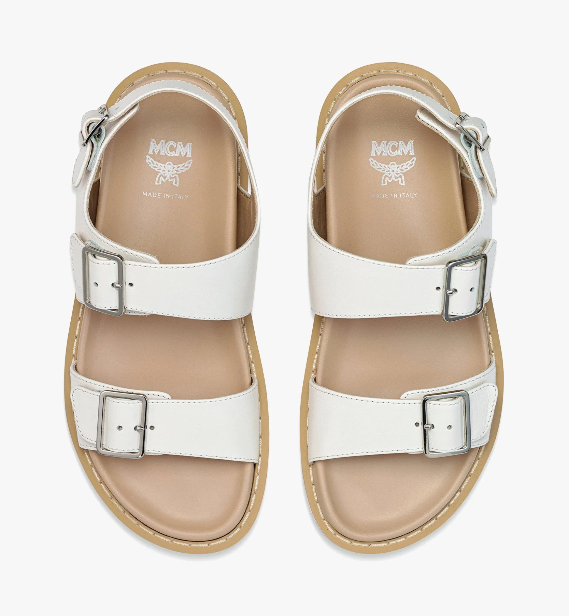 Sandalen Aus Kalbsleder
