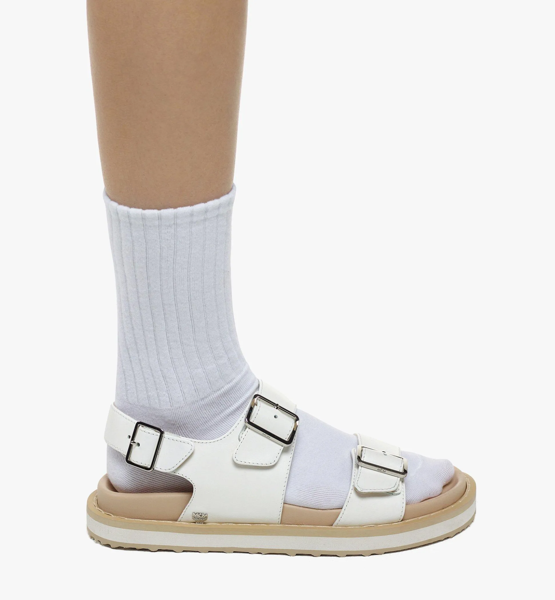 Sandalen Aus Kalbsleder
