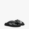 Sandalen In Visetos Leder-Mix