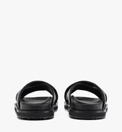 Sandalen In Visetos Leder-Mix