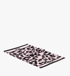 Seidenhalstuch Mit Leopardenmuster Und Logos
