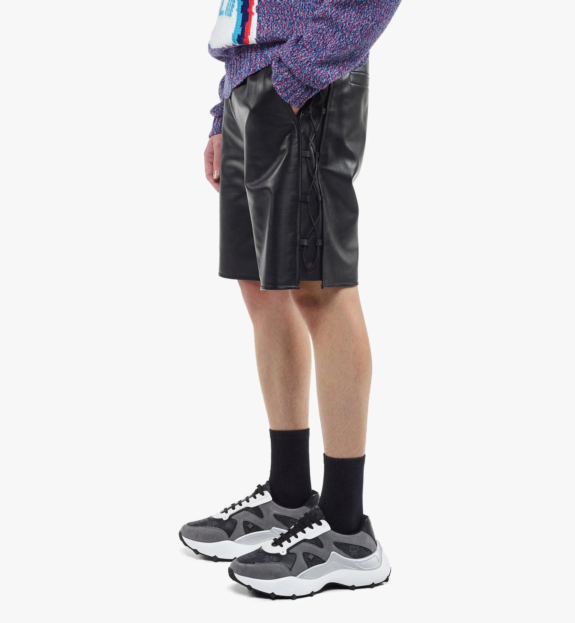 Shorts Aus Lammnappaleder