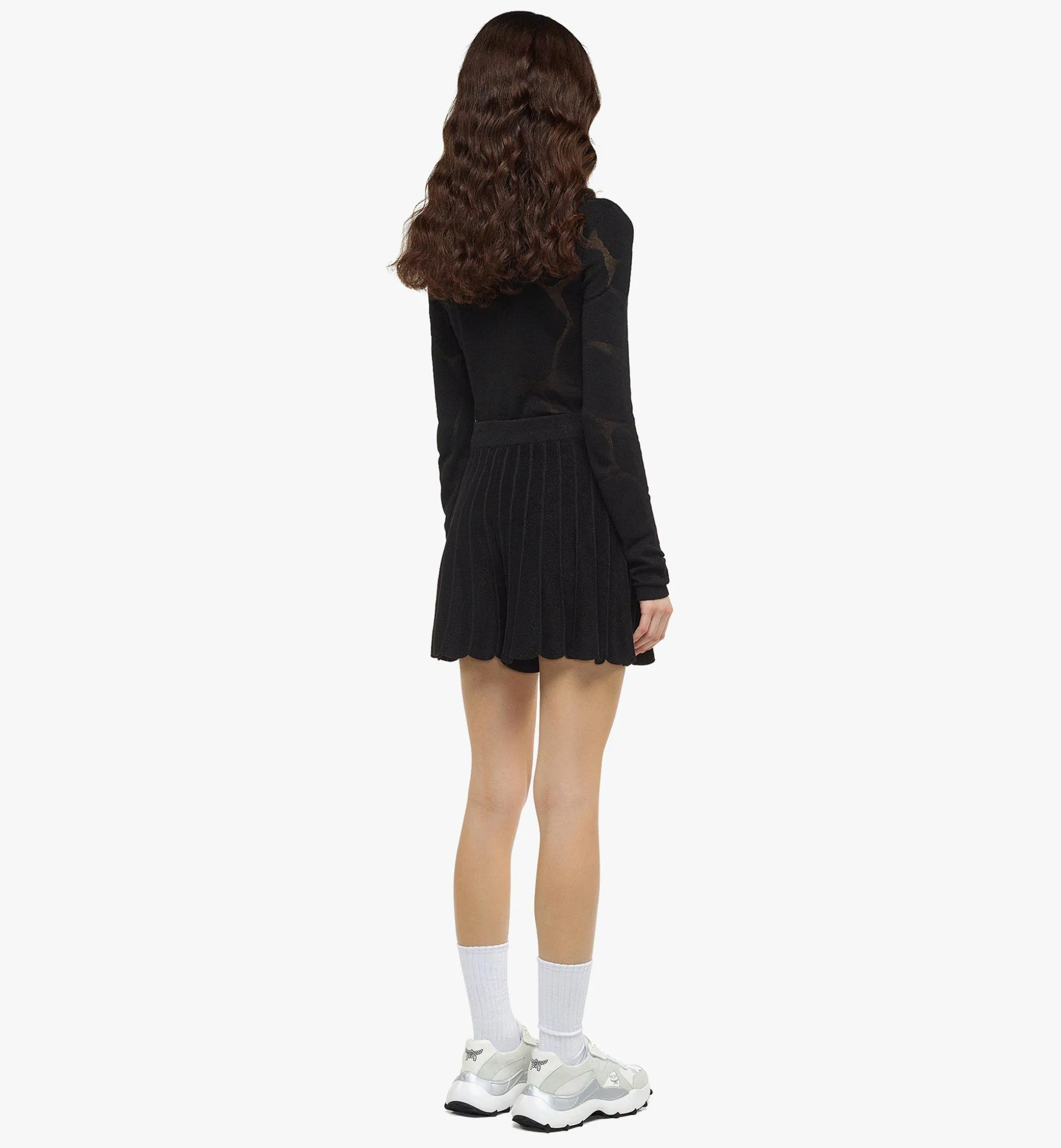 Shorts Mit Falten Fur Damen
