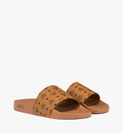 Slides Mit Monogramm-Print