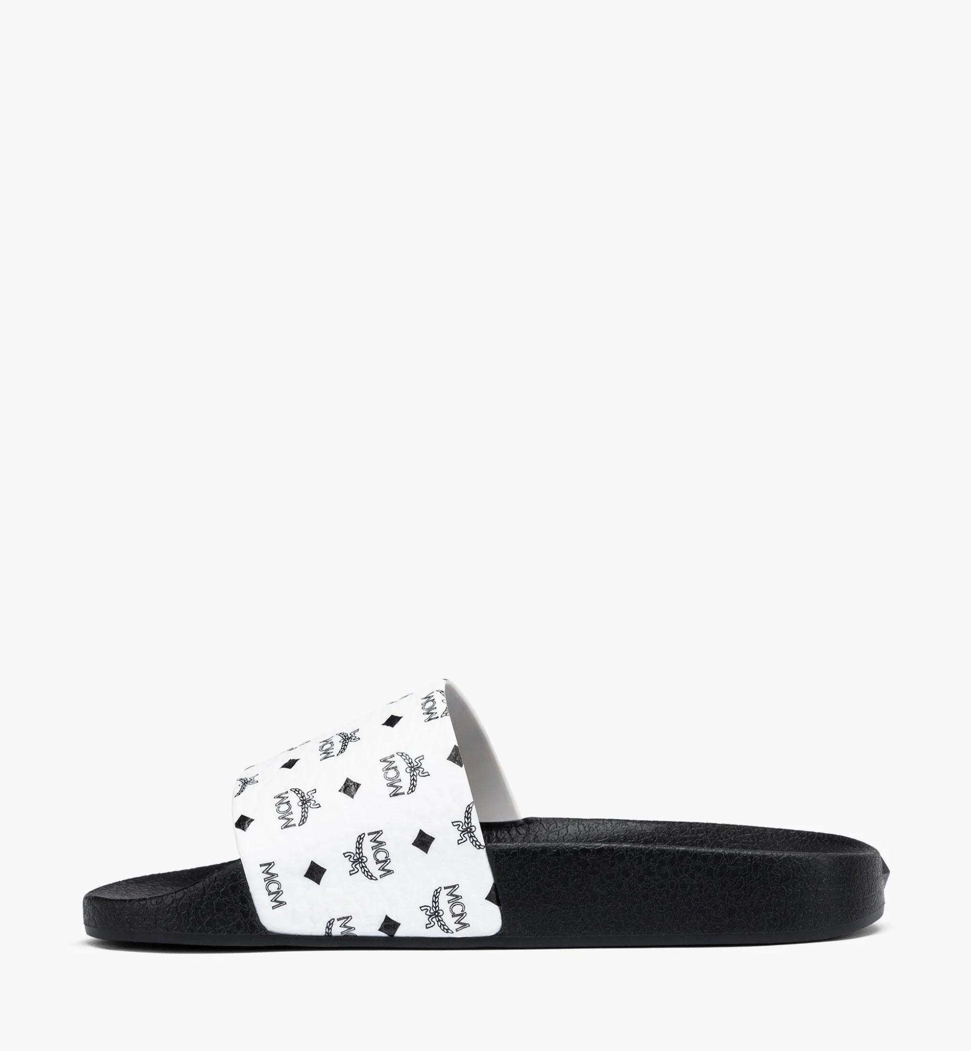 Slides Mit Monogramm-Print