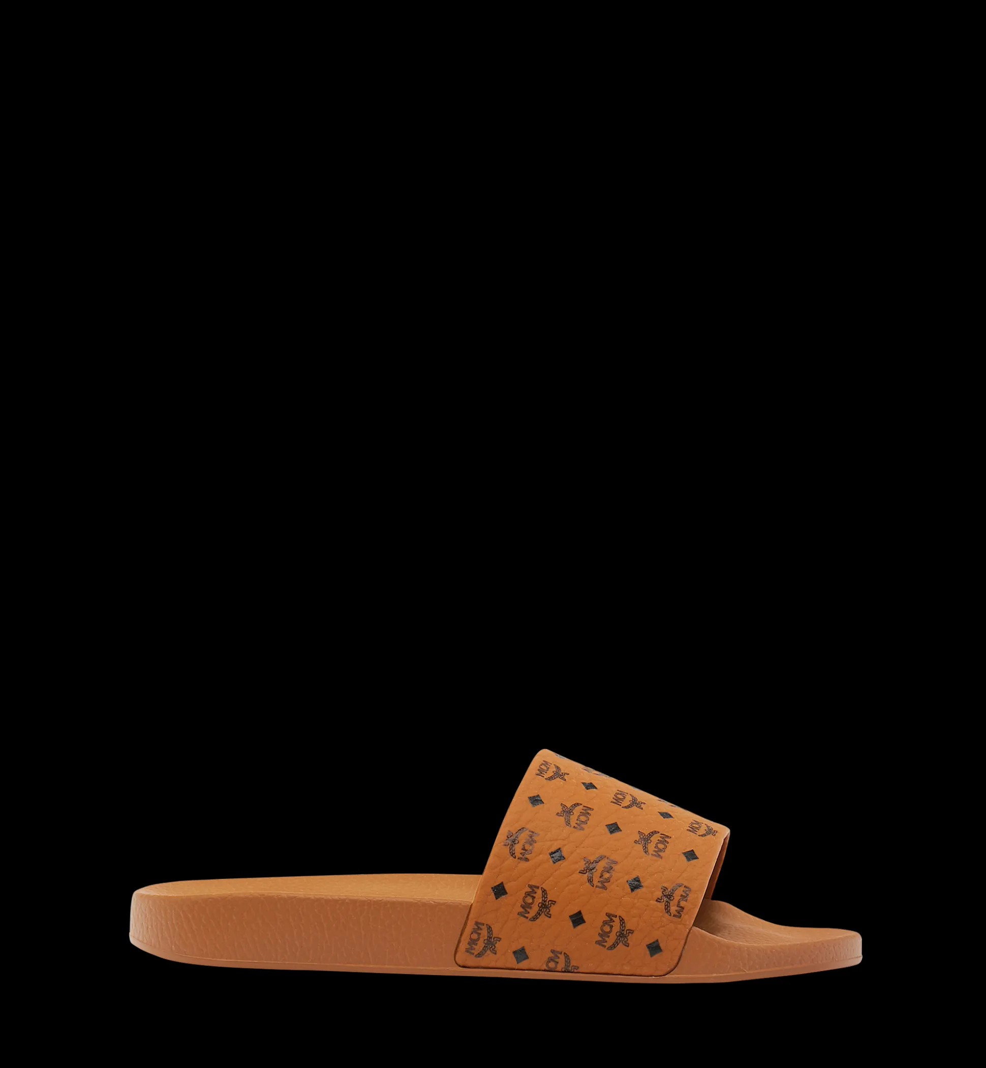 Slides Mit Monogramm-Print