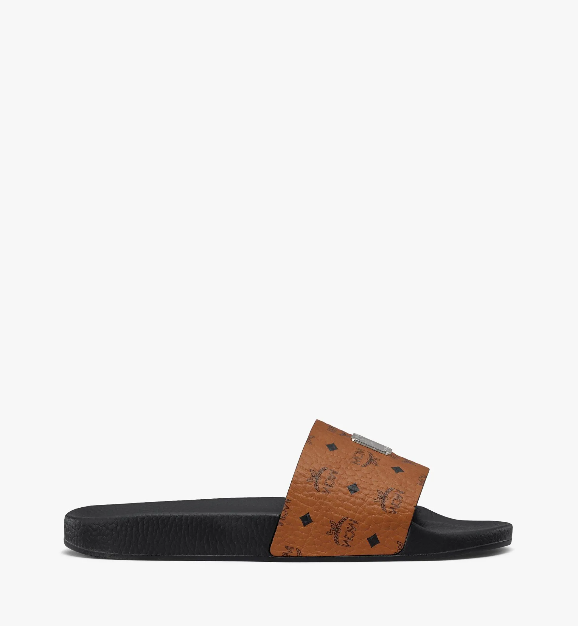 Slides Mit Monogramm-Print