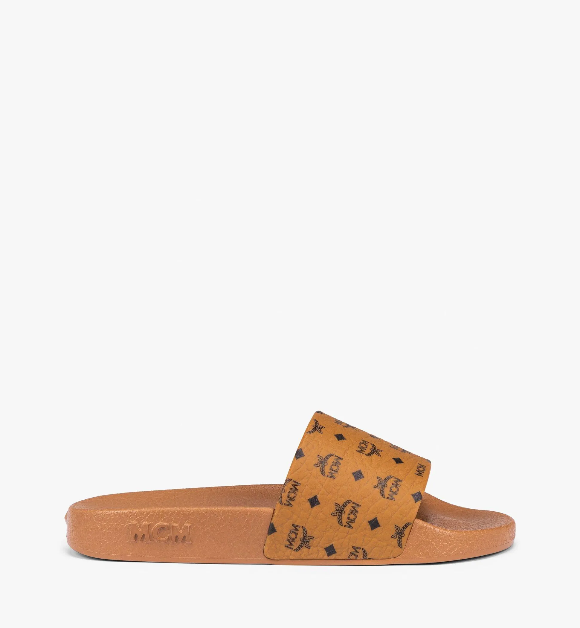 Slides Mit Monogramm-Print