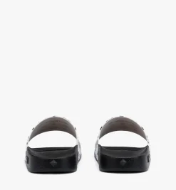 Slides Mit Monogramm-Print