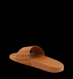 Slides Mit Monogramm-Print