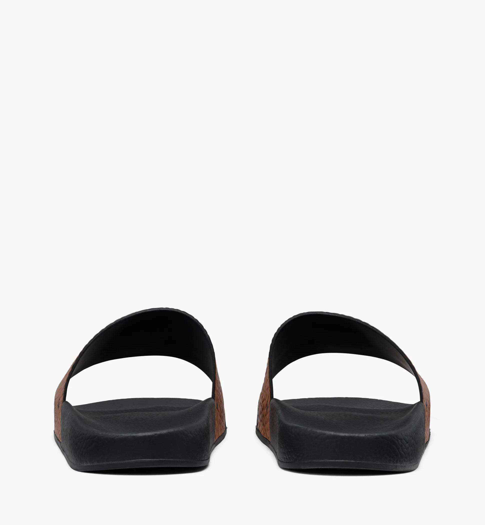 Slides Mit Monogramm-Print