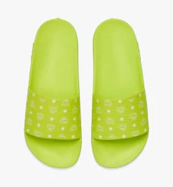Slides Mit Monogramm-Print