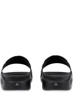 Slides Mit Monogramm-Print