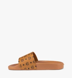 Slides Mit Monogramm-Print
