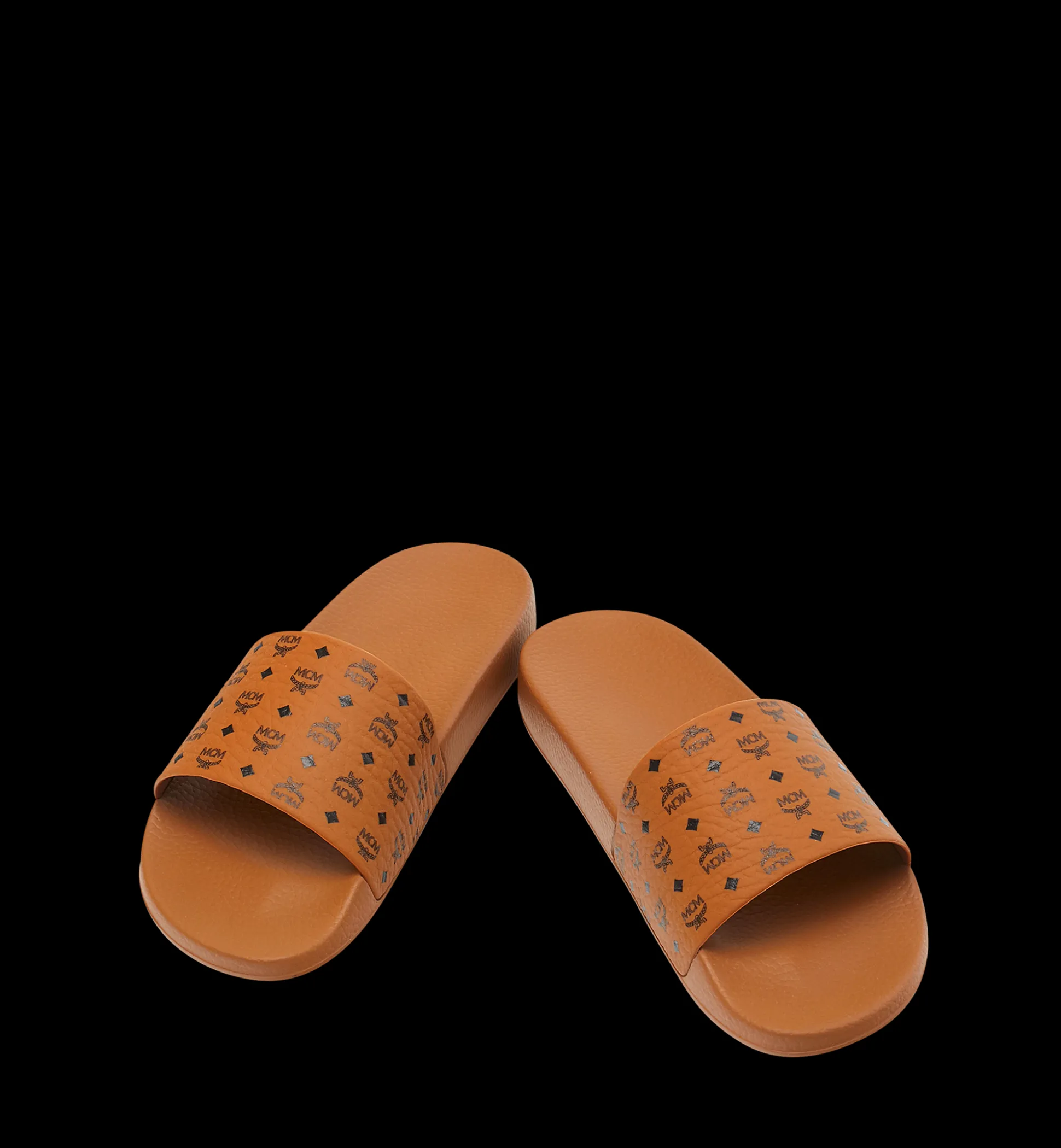 Slides Mit Monogramm-Print