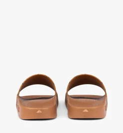 Slides Mit Monogramm-Print
