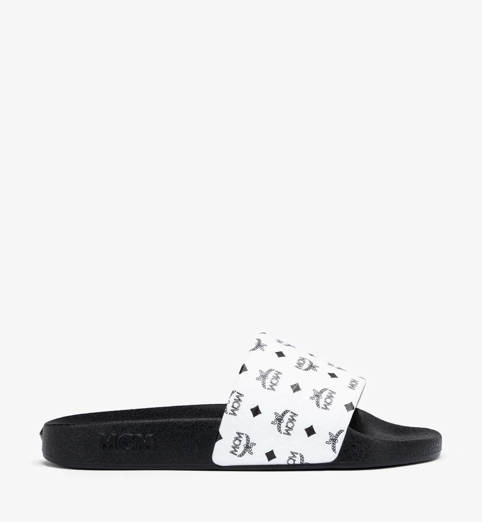 Slides Mit Monogramm-Print