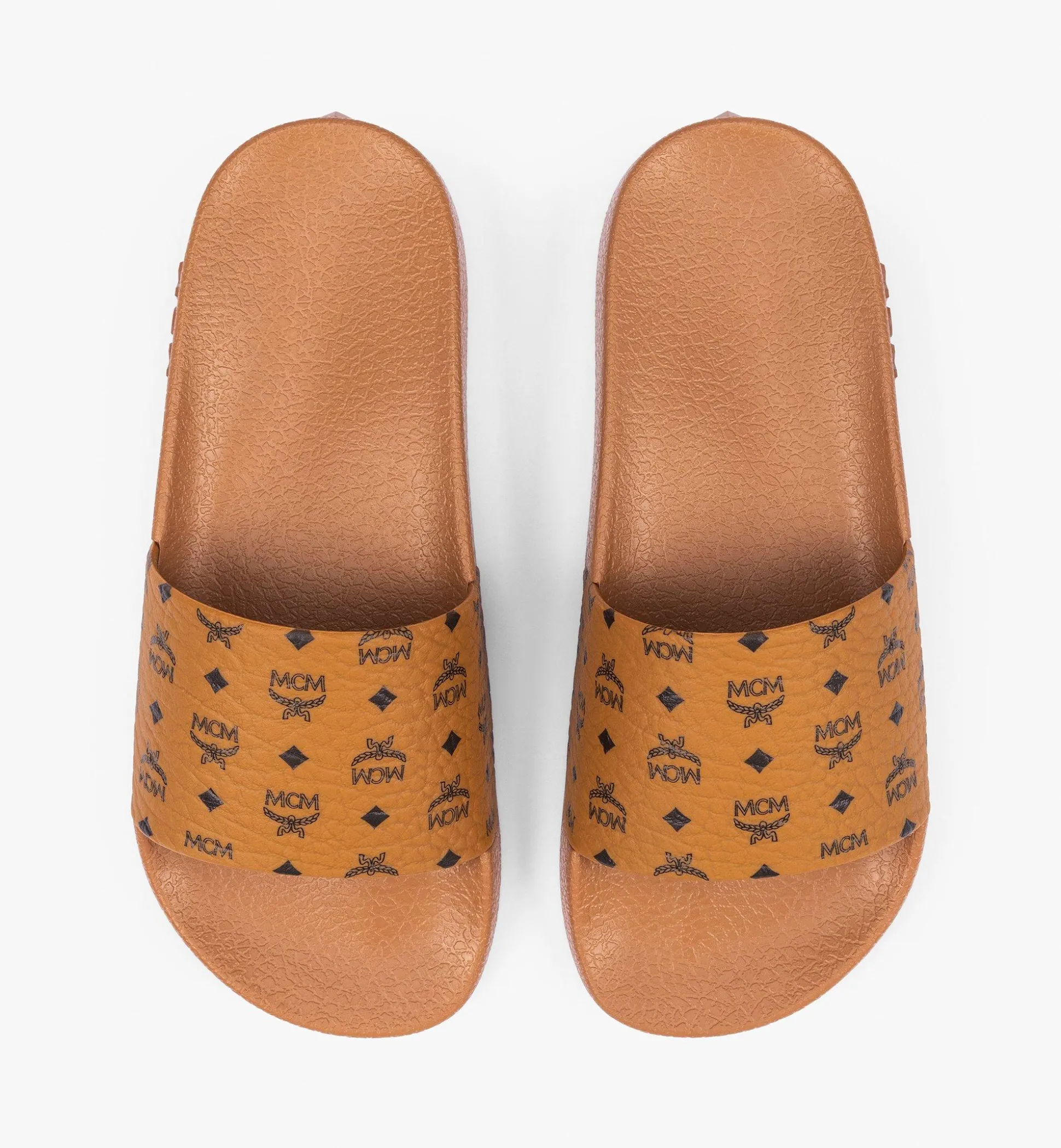 Slides Mit Monogramm-Print