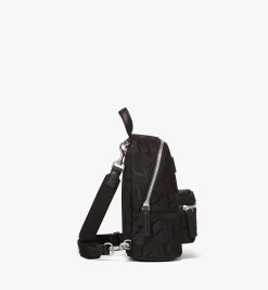 Stark Bebe Boo Rucksack Aus Jacquardgewebtem Nylon Mit Cubic-Monogramm