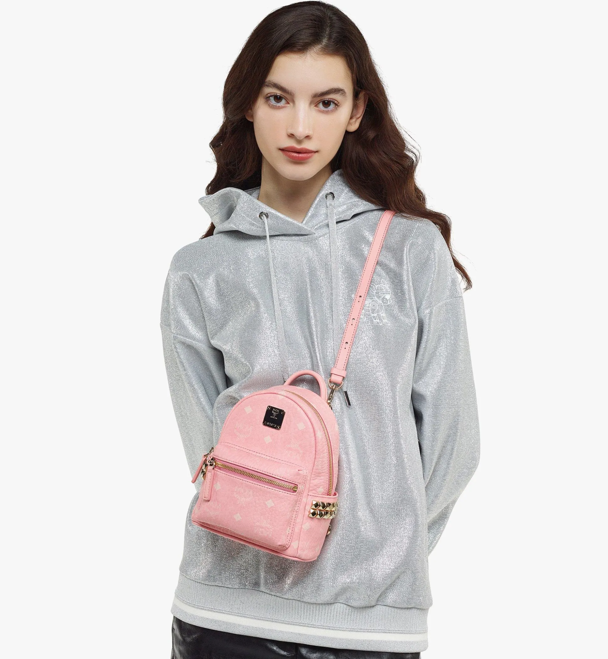 Stark Bebe Boo Rucksack In Visetos Mit Seitlichen Nieten