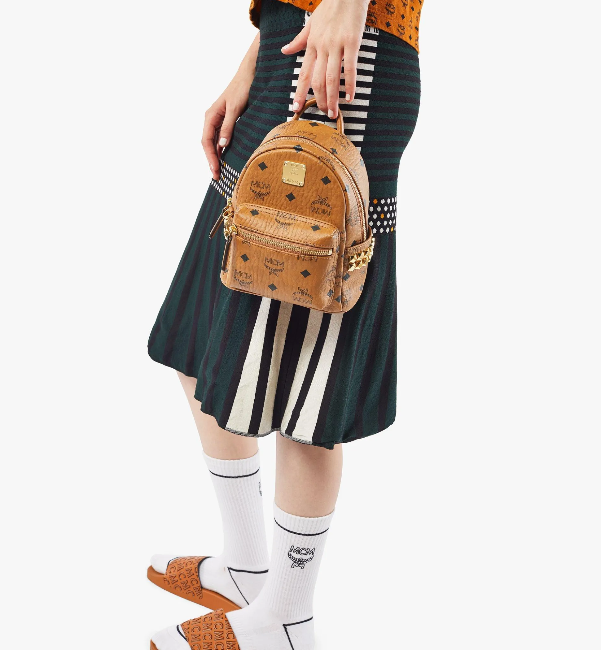 Stark Bebe Boo Rucksack In Visetos Mit Seitlichen Nieten