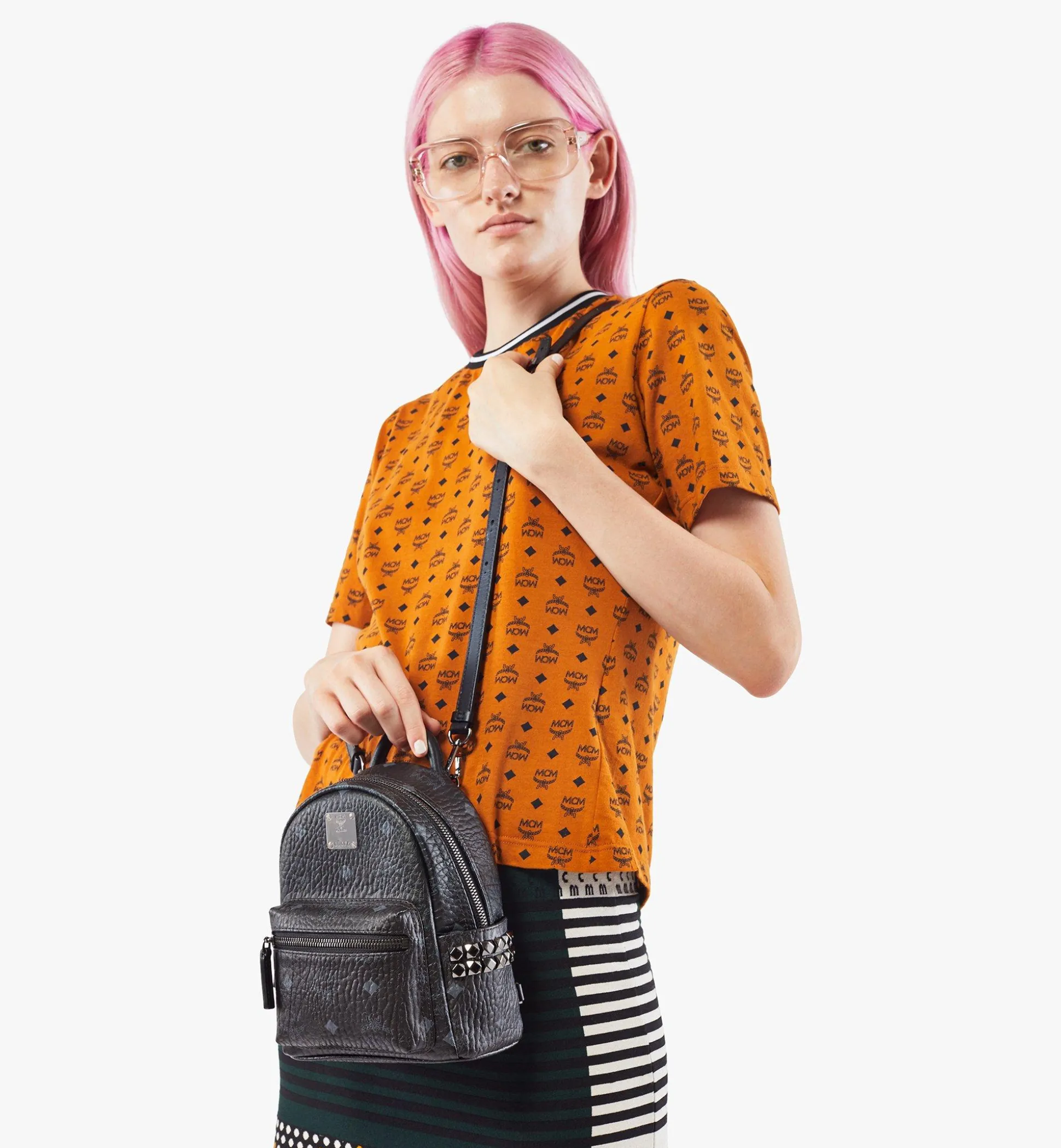 Stark Bebe Boo Rucksack In Visetos Mit Seitlichen Nieten