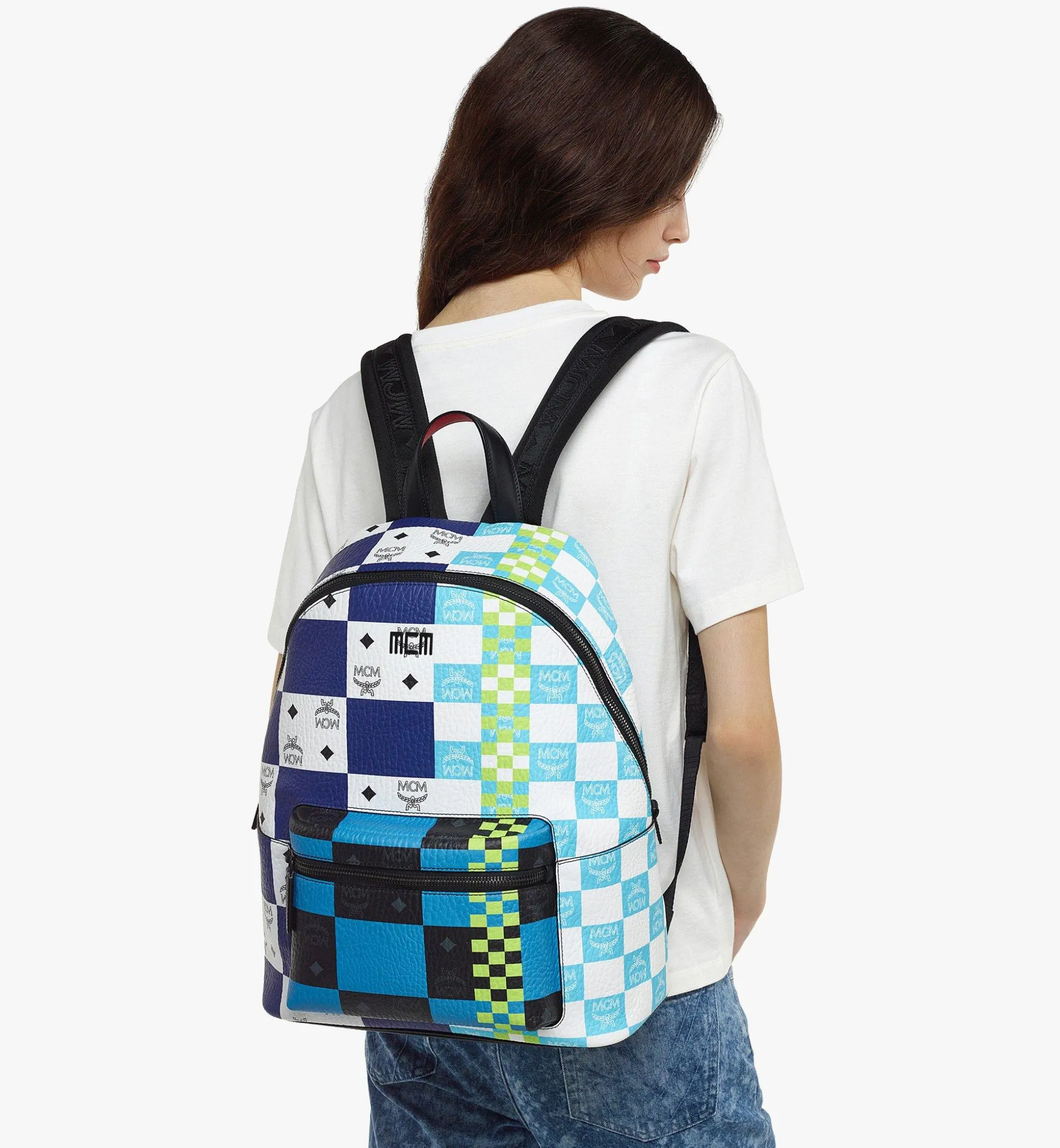 Stark Rucksack In Checkerboard Visetos