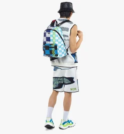 Stark Rucksack In Checkerboard Visetos