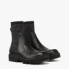 Stiefel Aus Kalbleder Mit Gestricktem Cubic-Monogramm