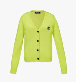 Strickjacke Aus Wolle Mit Cubic-Logo Fur Damen