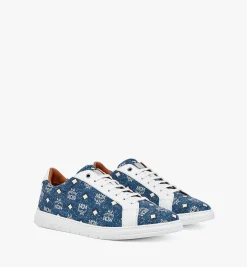 Terrain Low-Top-Sneaker In Vintage Denim Jacquard