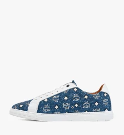 Terrain Low-Top-Sneaker In Vintage Denim Jacquard