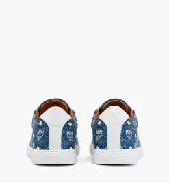 Terrain Low-Top-Sneaker In Vintage Denim Jacquard