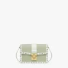 Tracy Schultertasche In Leder-Visetos-Mix