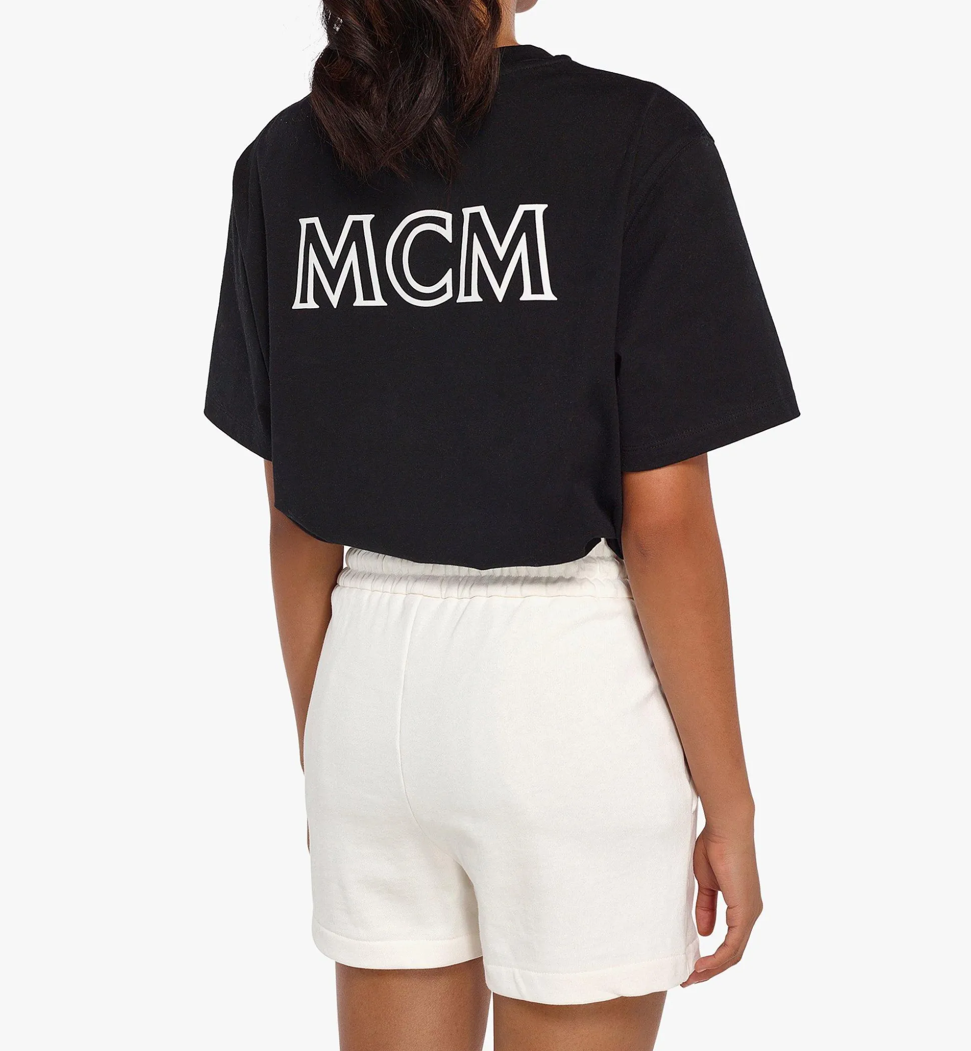 Trainingsshorts Mcm Essentials Aus Bio-Baumwolle Mit Logo Fur Damen