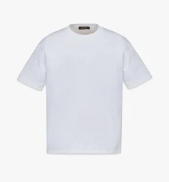 T-Shirt Aus Bio-Baumwolle In Checkerboard Visetos