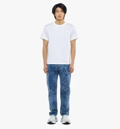T-Shirt Aus Bio-Baumwolle In Checkerboard Visetos