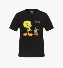 T-Shirt Looney Tunes X Mcm Aus Bio-Baumwolle Fur Damen