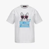 T-Shirt Mcm Sommer Aus Bio-Baumwolle Mit „M Pup"-Motiv Fur Damen