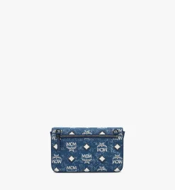Umhangetasche Aren In Vintage Denim Jacquard