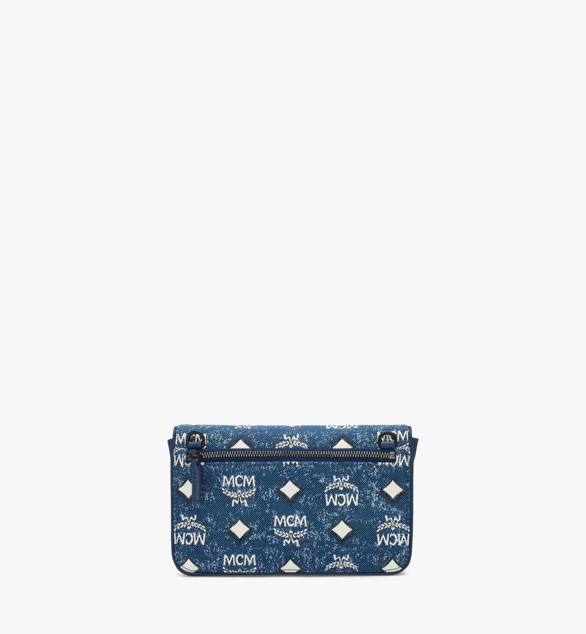 Umhangetasche Aren In Vintage Denim Jacquard