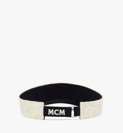 Visier Aus Raphia Mit Cubic-Monogramm