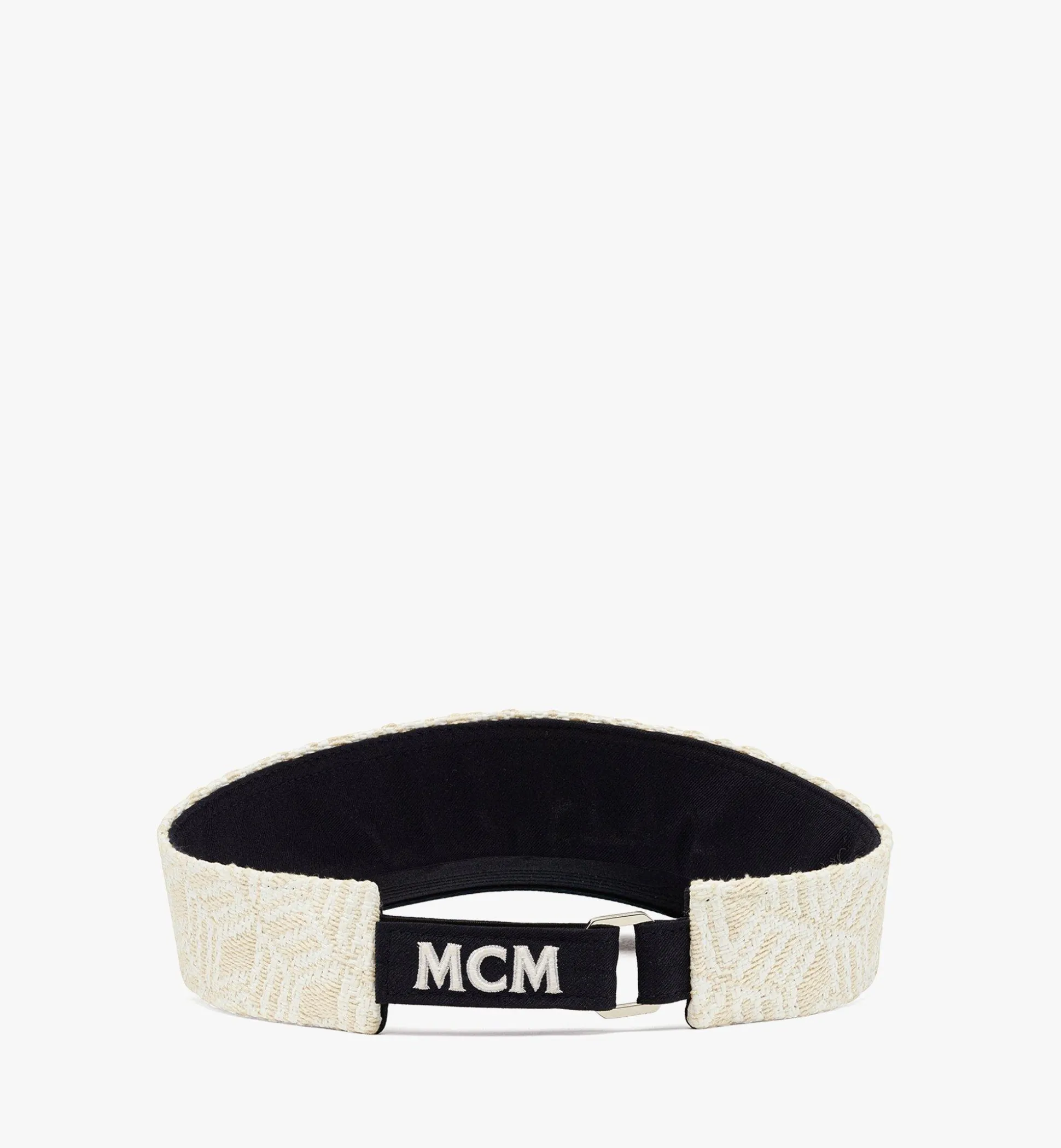 Visier Aus Raphia Mit Cubic-Monogramm