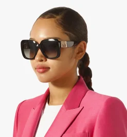 Zweifarbige, Quadratische Sonnenbrille
