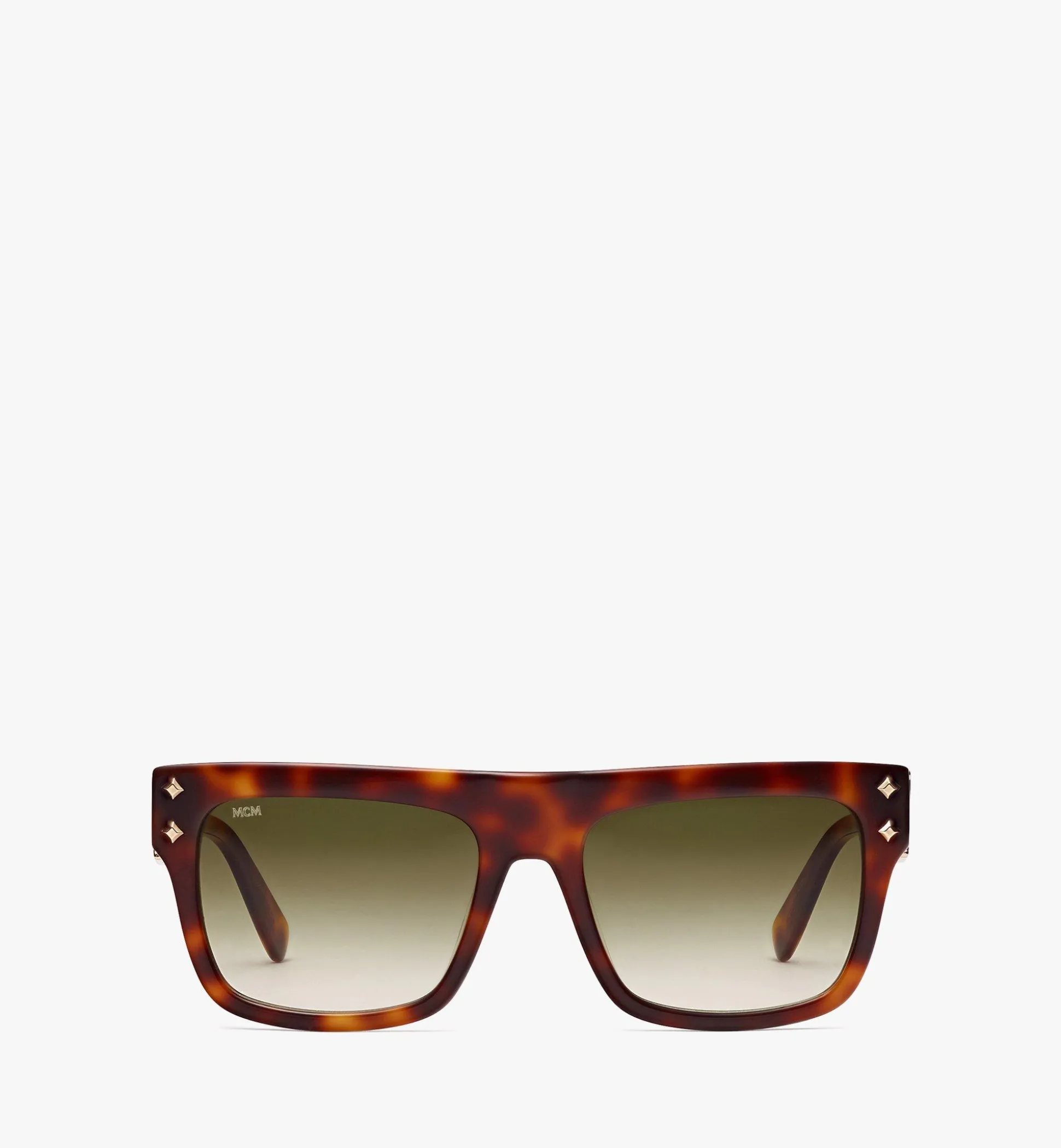 Zweifarbige, Rechteckige Sonnenbrille