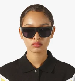Zweifarbige, Rechteckige Sonnenbrille